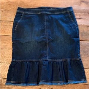 Denim skirt